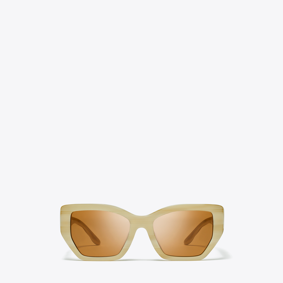 Kira Oversized Geometric Sunglasses