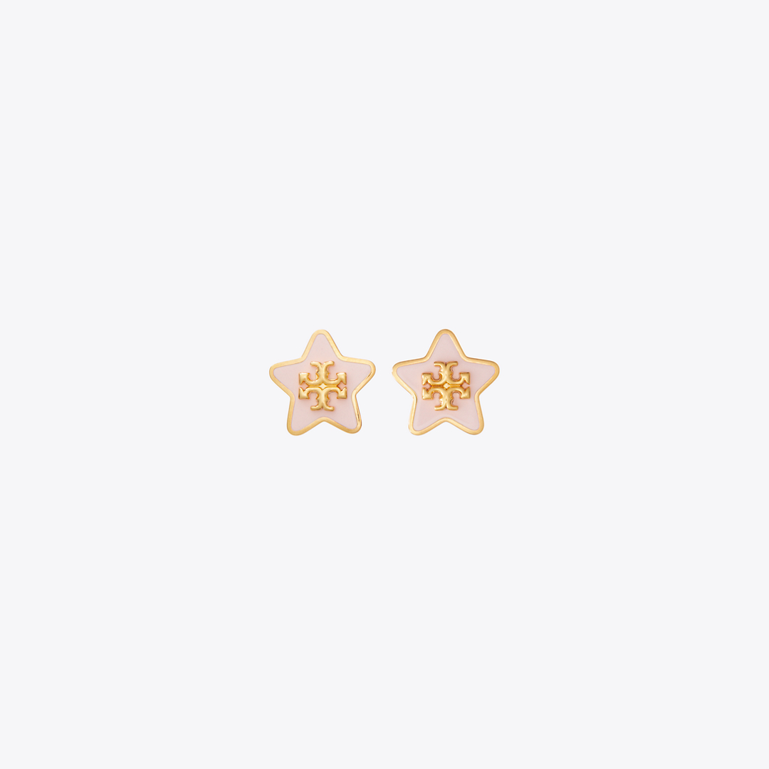 Forget Me Not Enamel Stud Earrings