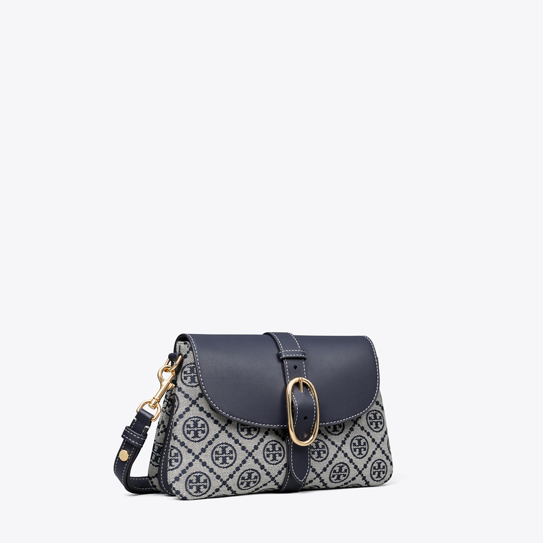 T Monogram Soft Small Shoulder Bag