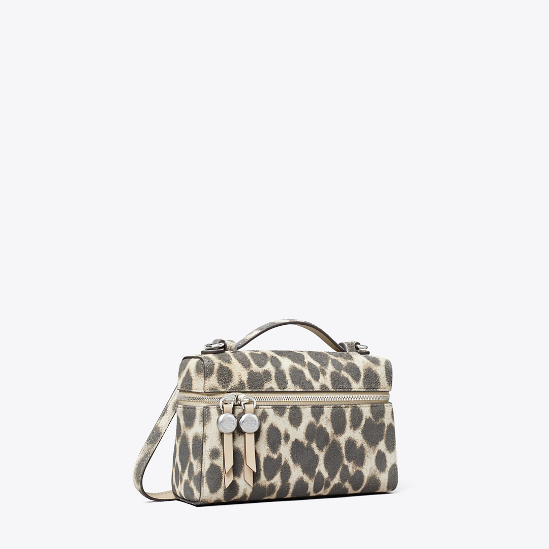 Slim Romy Suede Top Handle