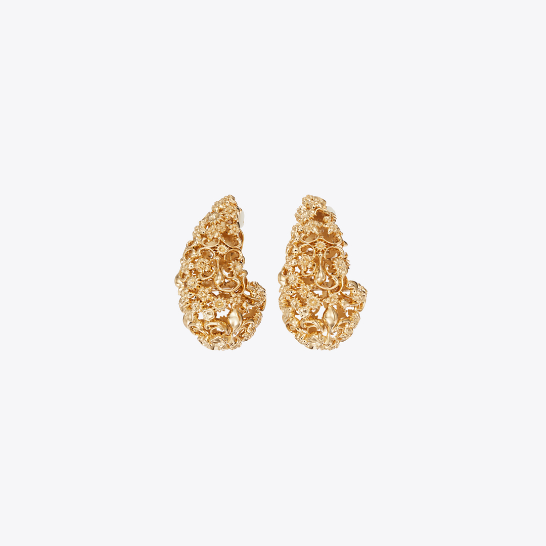 Filigree Pierced Earrings