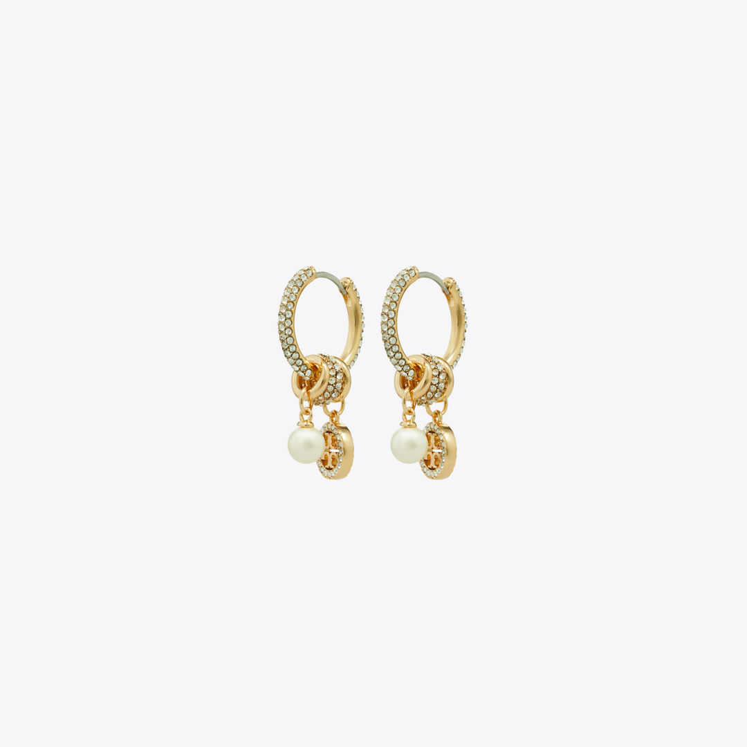 Icon Pavé Charm Earrings