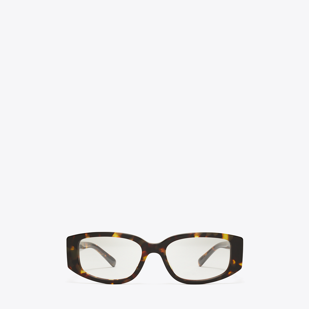 Pierced Rectangle Eyeglasses