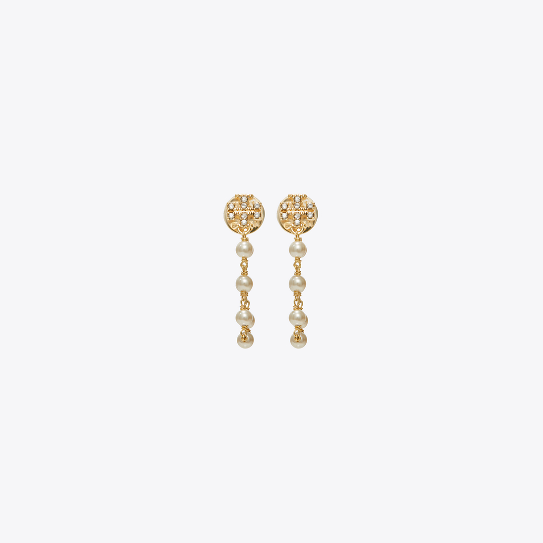 Moondance Pearl and Chain Earrings