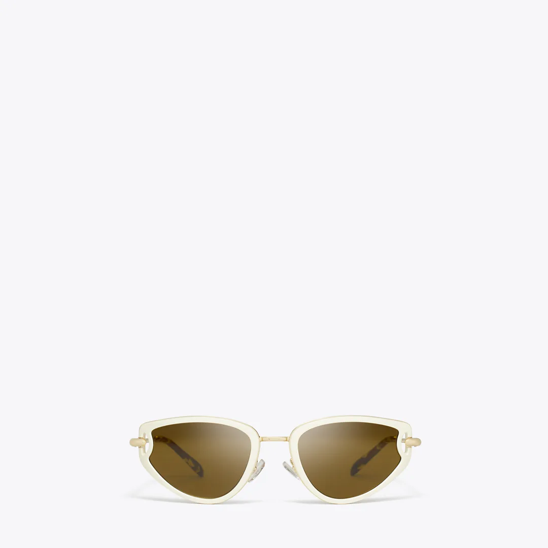 Pierced Cat-Eye Sunglasses