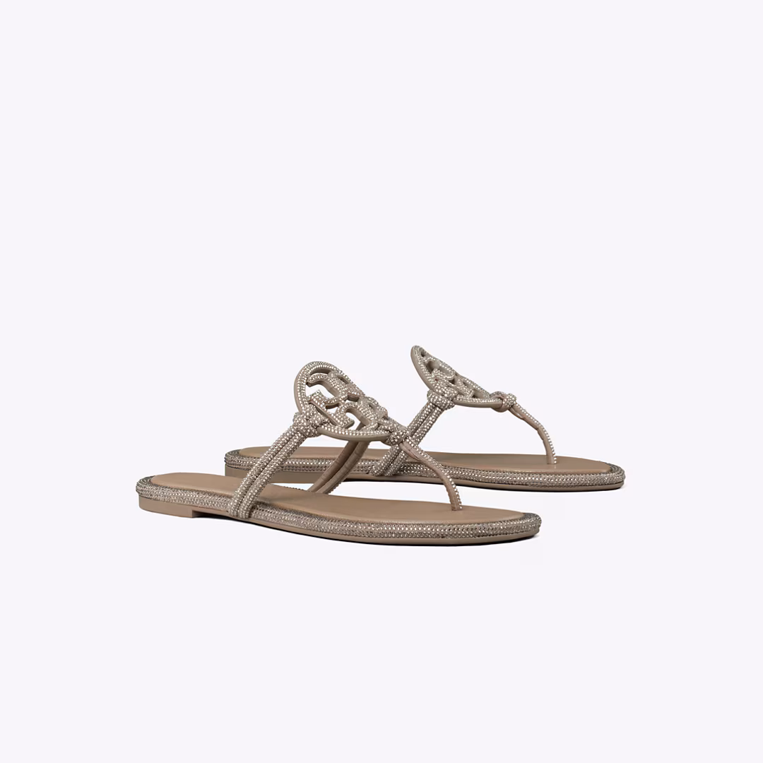 Miller Pavé Knotted Sandal