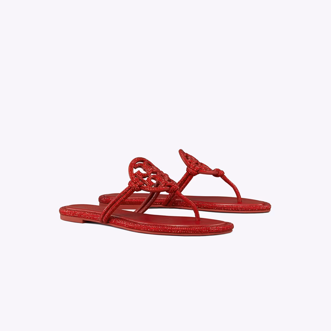 Miller Pavé Knotted Sandal
