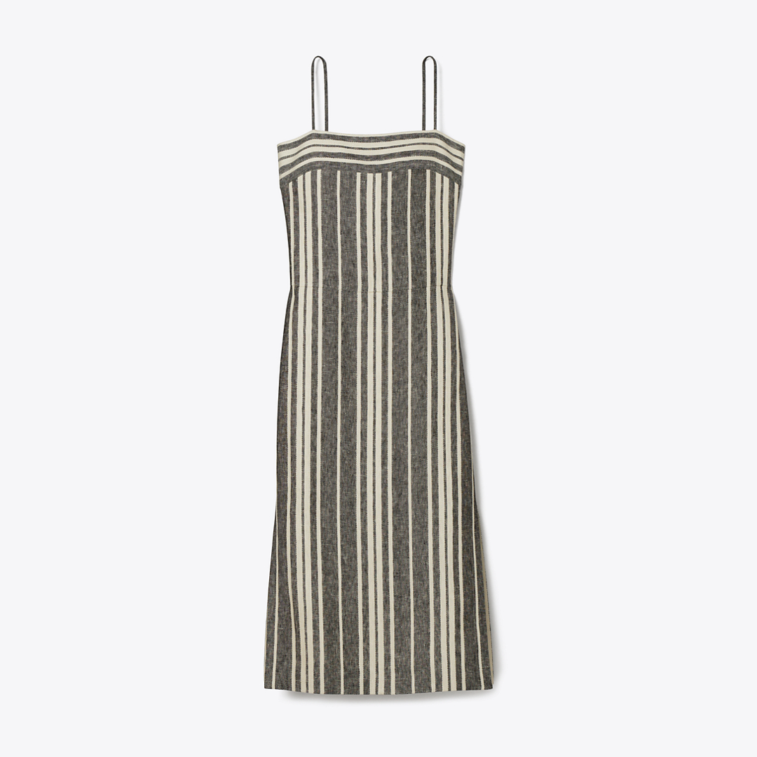 Linen Backless Dress