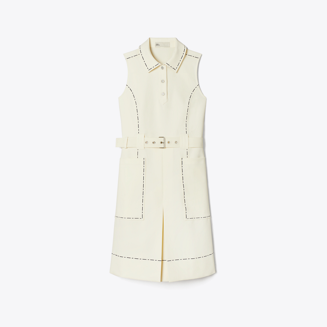 Pick Stitch Stretch Golf Dress