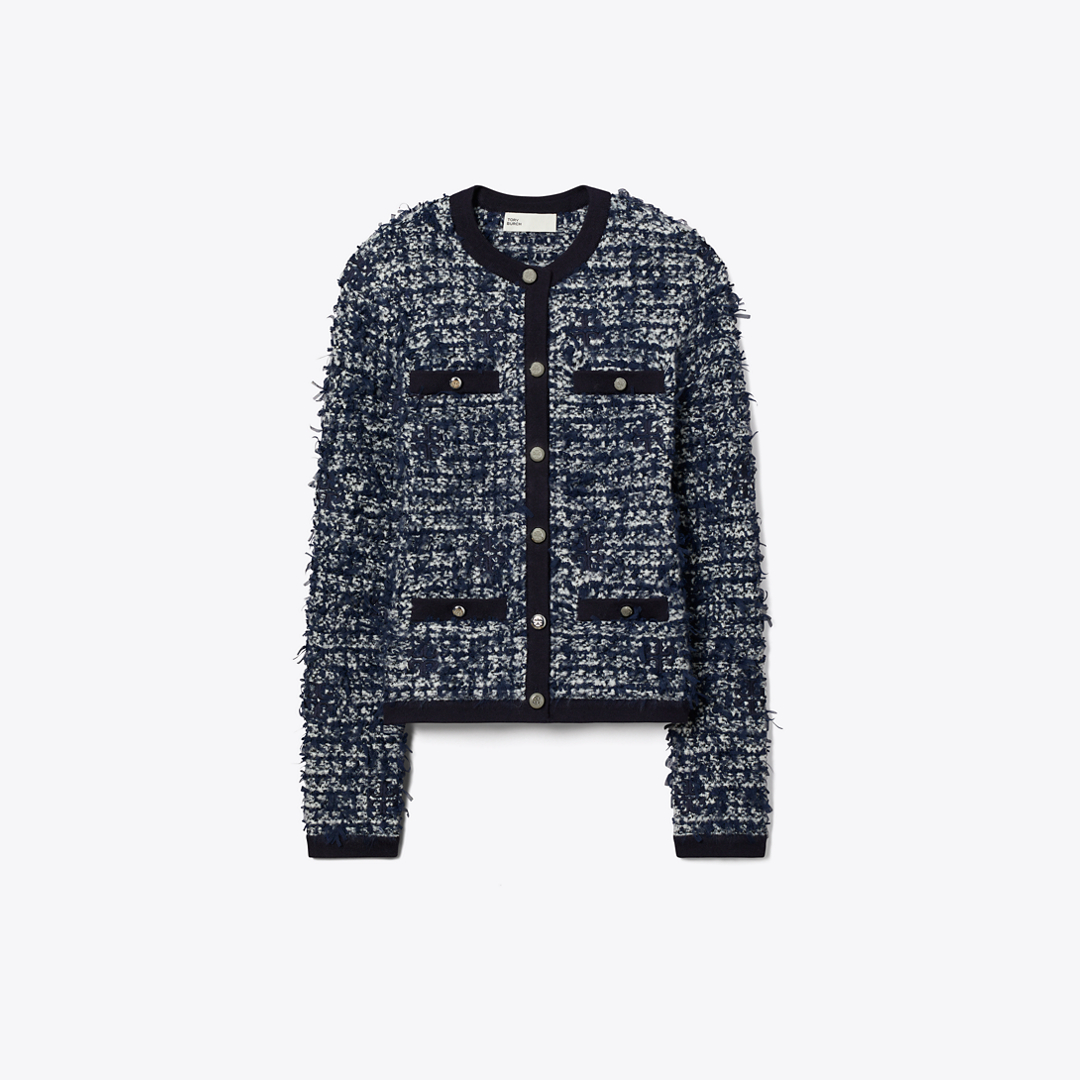Kendra Tweed Cardigan