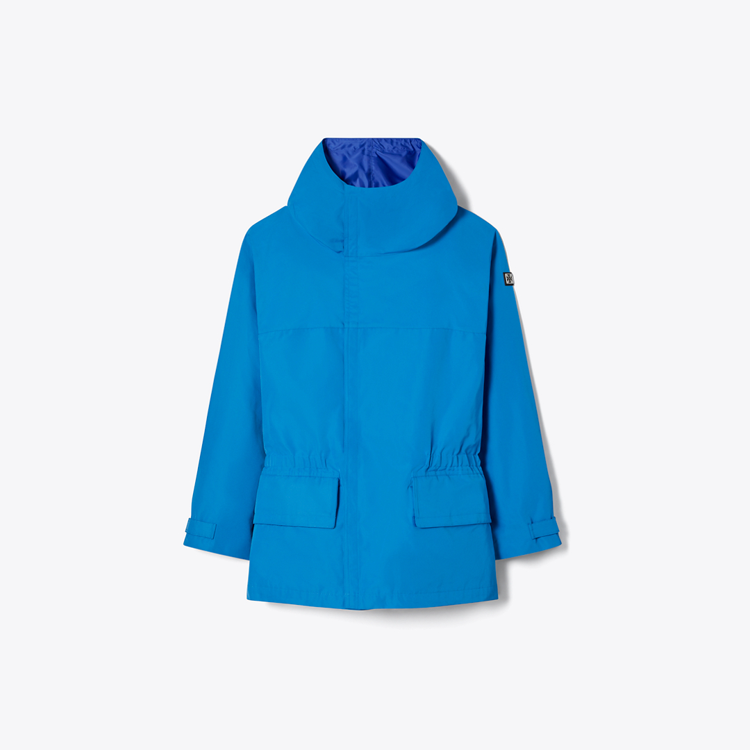 Tech Canvas Hooded Jacket by Tory Burch