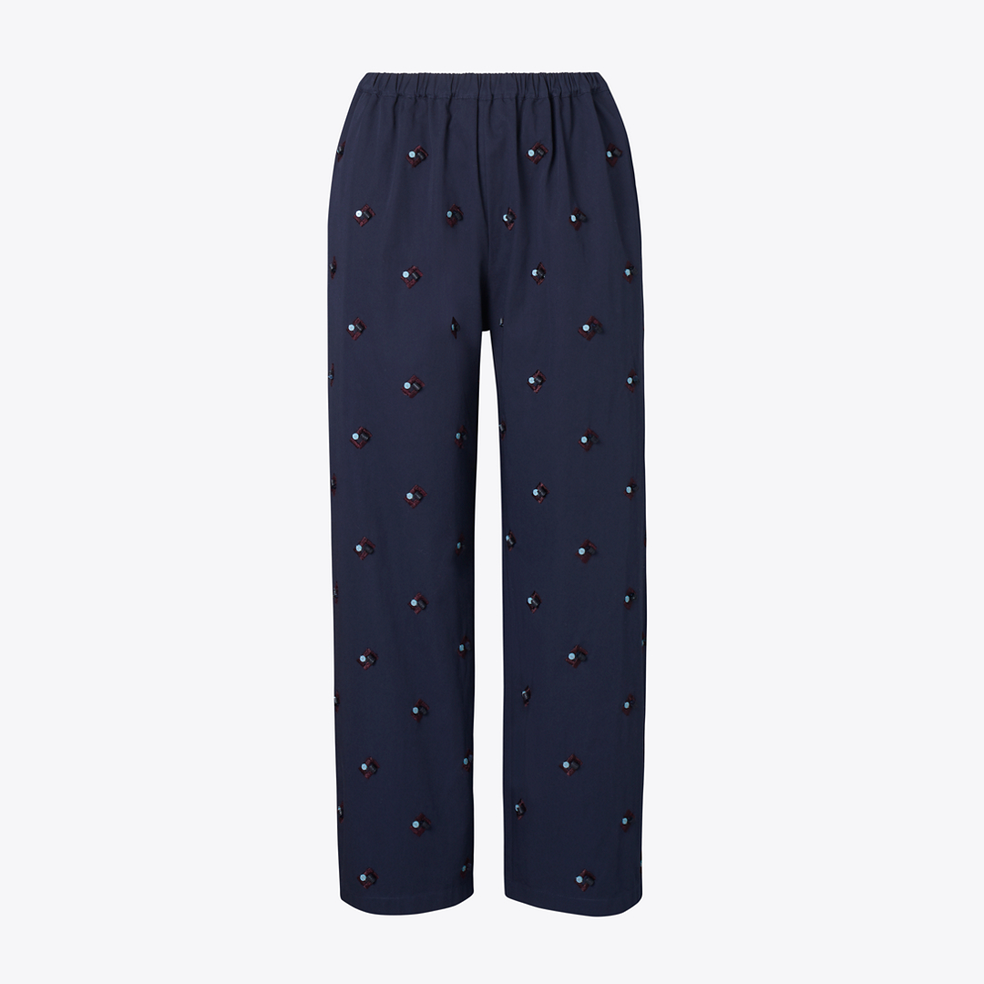 Embellished Cotton Pant