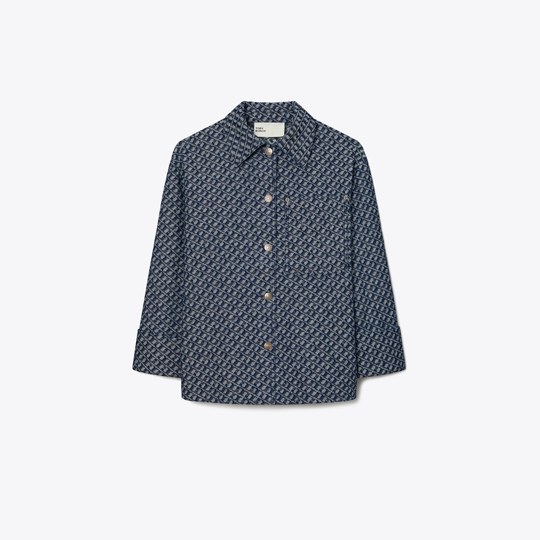 Denim Barn Jacket by Tory Burch