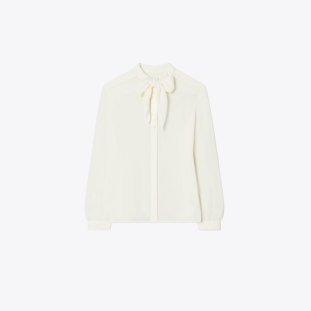 Georgette Bow Blouse
