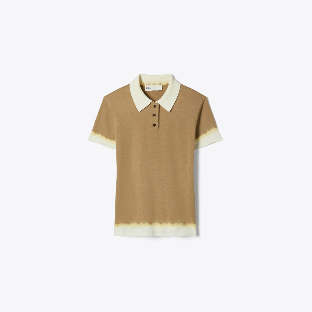 Dip Dye Wool Polo