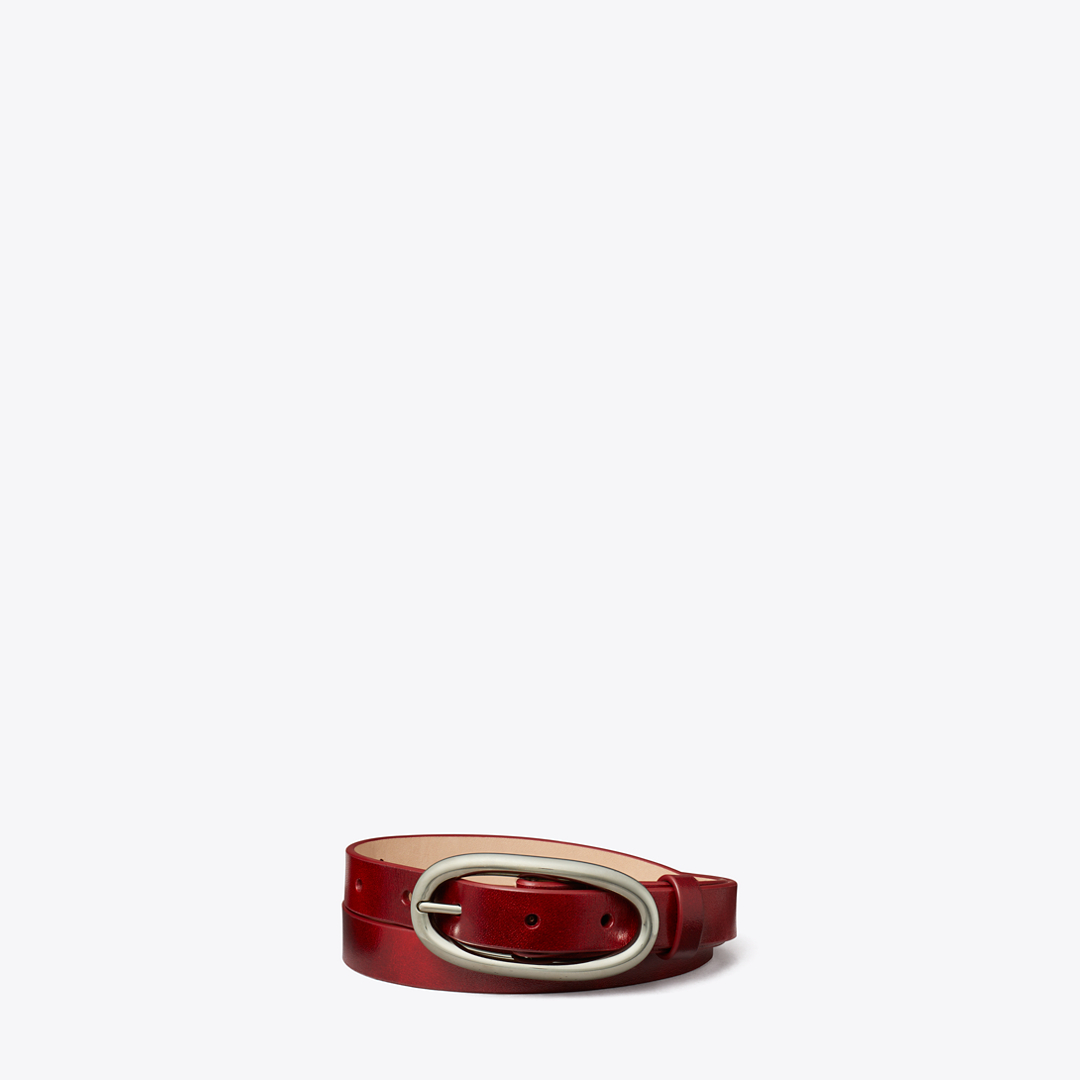 Large Pierced Buckle Belt