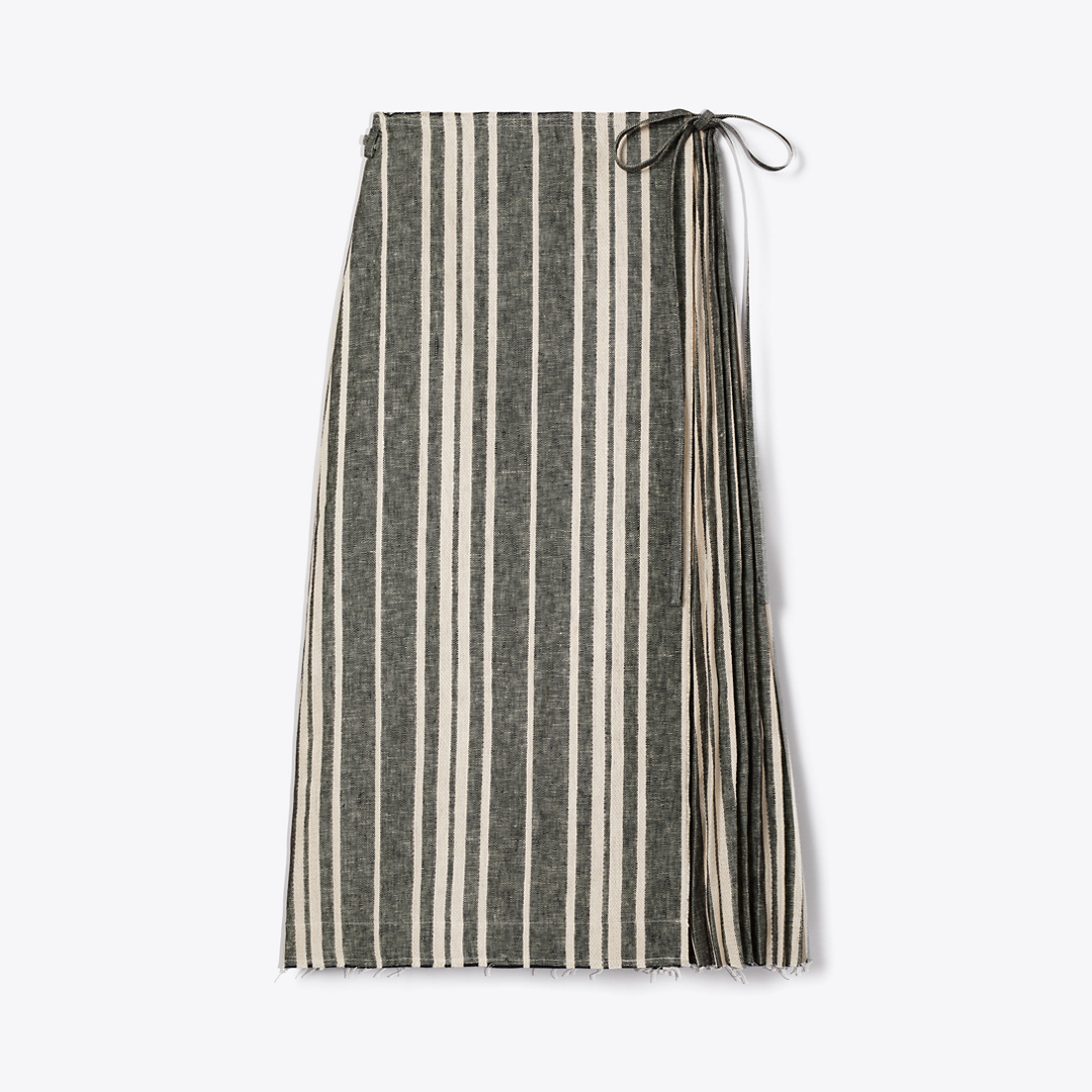 Linen Wrap Skirt