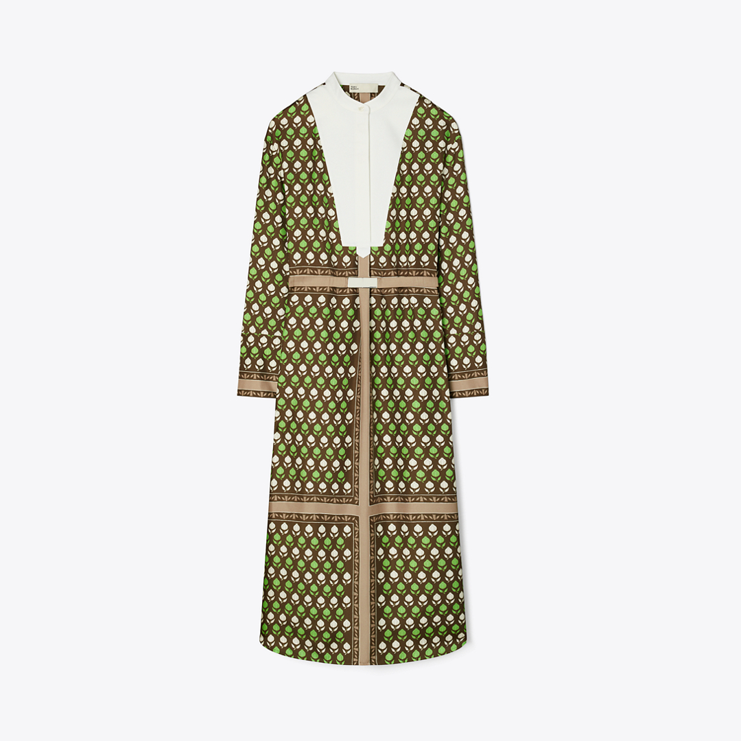 Silk Shirtdress