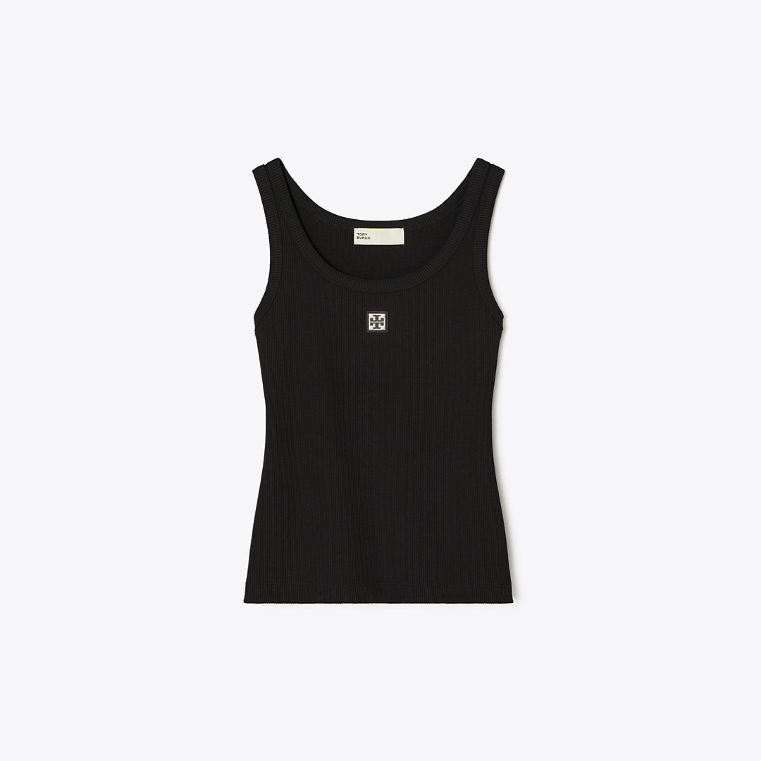 Tory Burch Cotton Scoop Tank