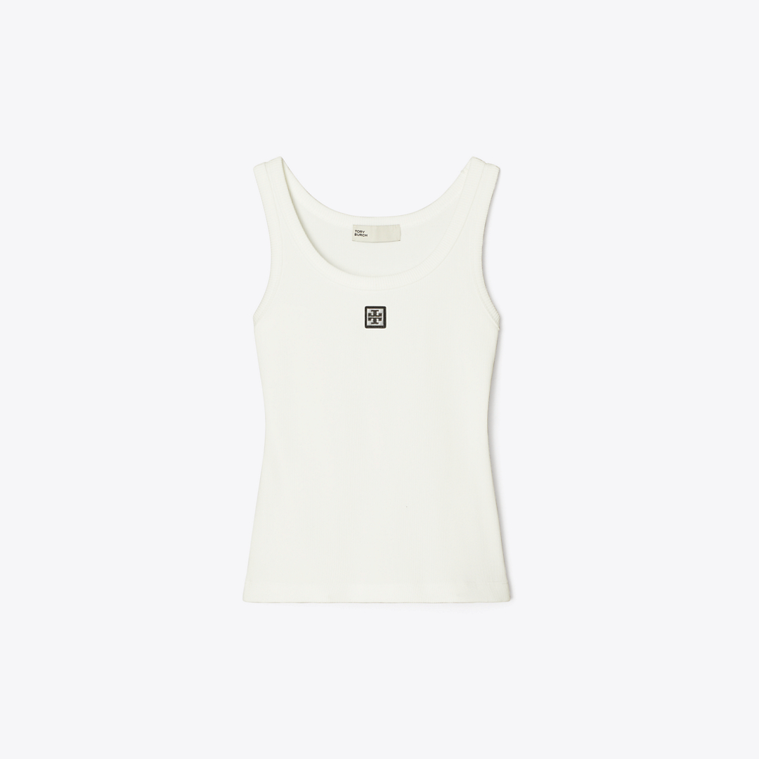 Tory Burch Cotton Scoop Tank