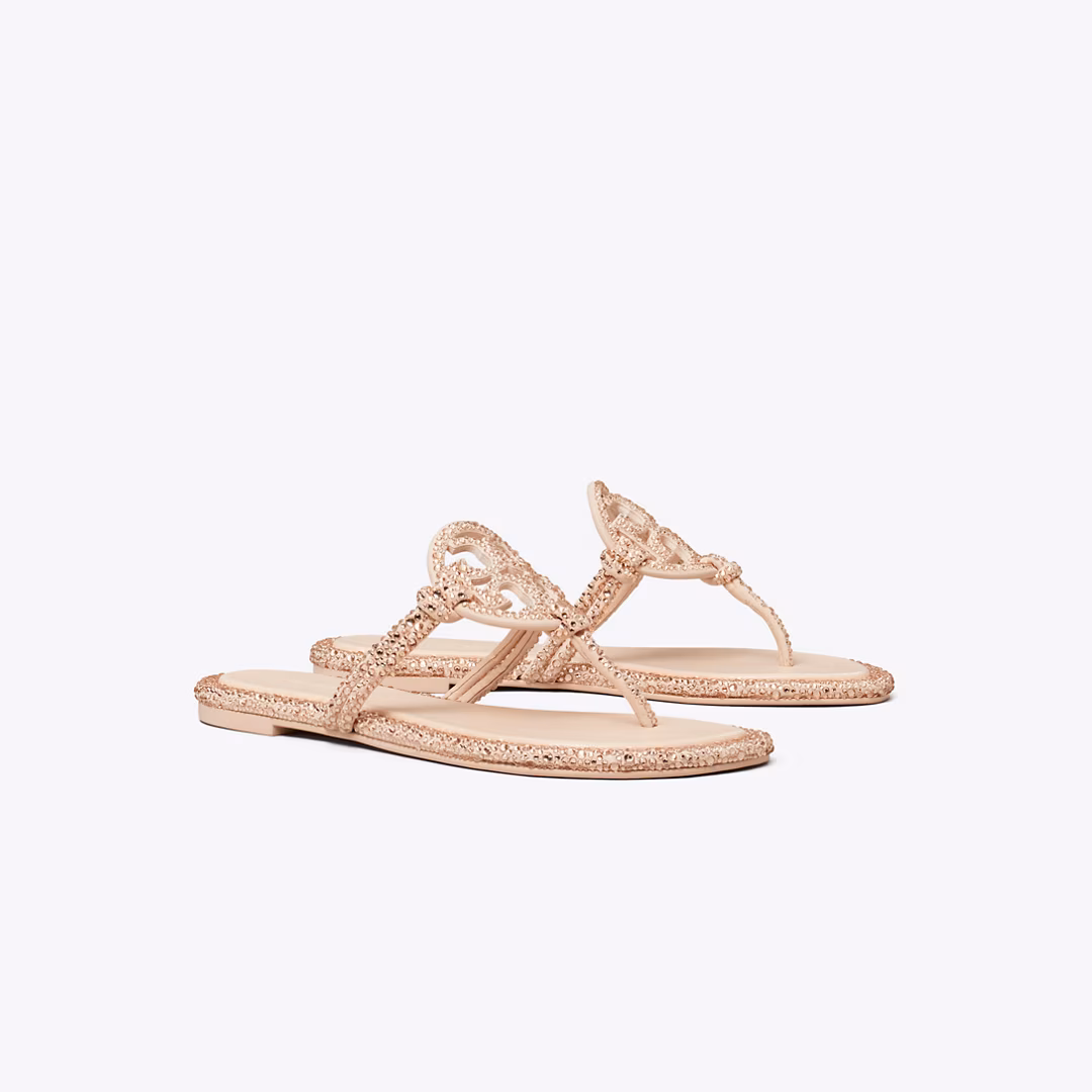 Miller Crystal Knotted Sandal