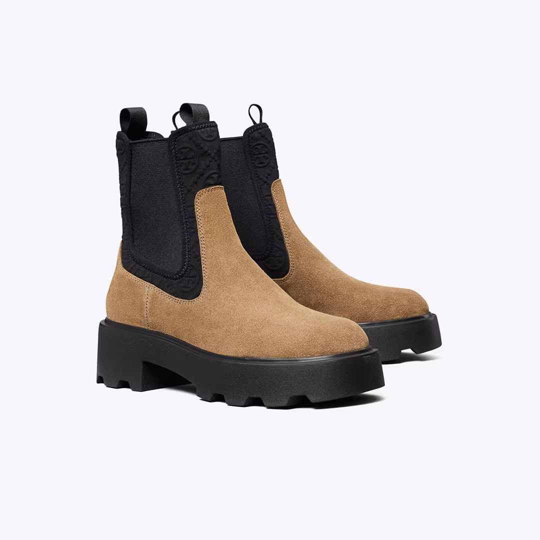 T Monogram Chelsea Lug Boot