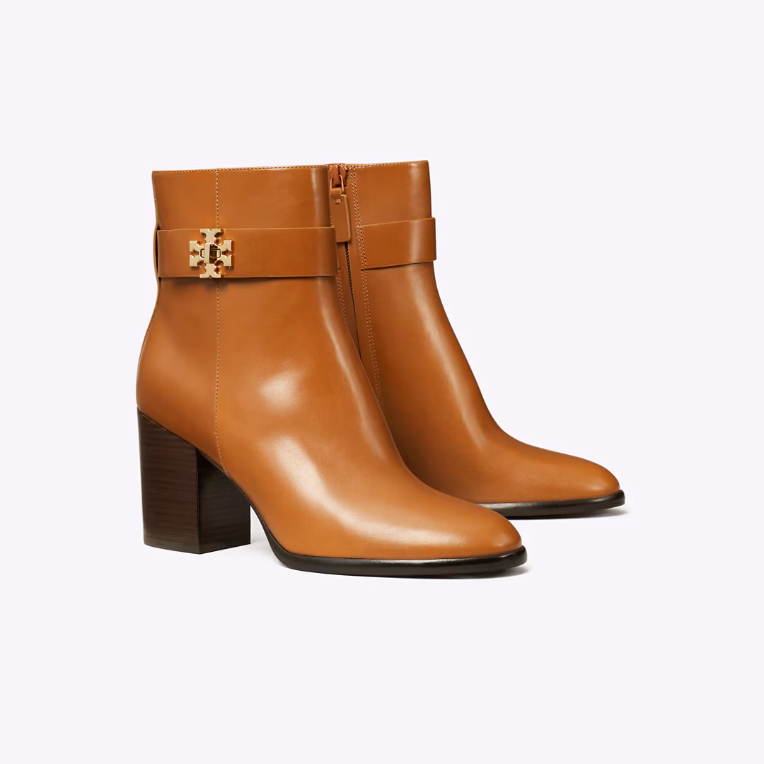 Turnlock Heeled Ankle Boot