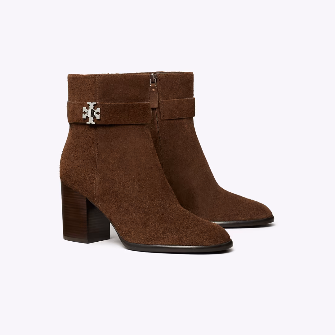 Turnlock Heeled Ankle Boot