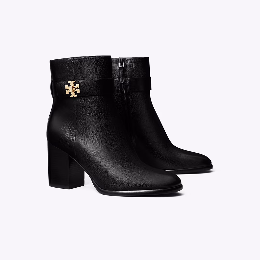 Turnlock Heeled Ankle Boot