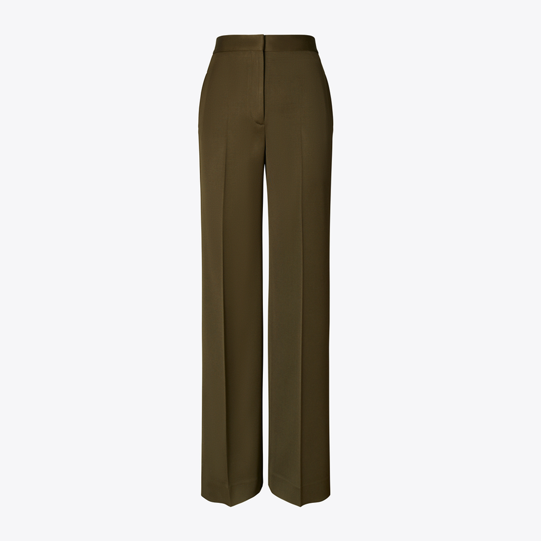 Wide-Leg Wool Pant