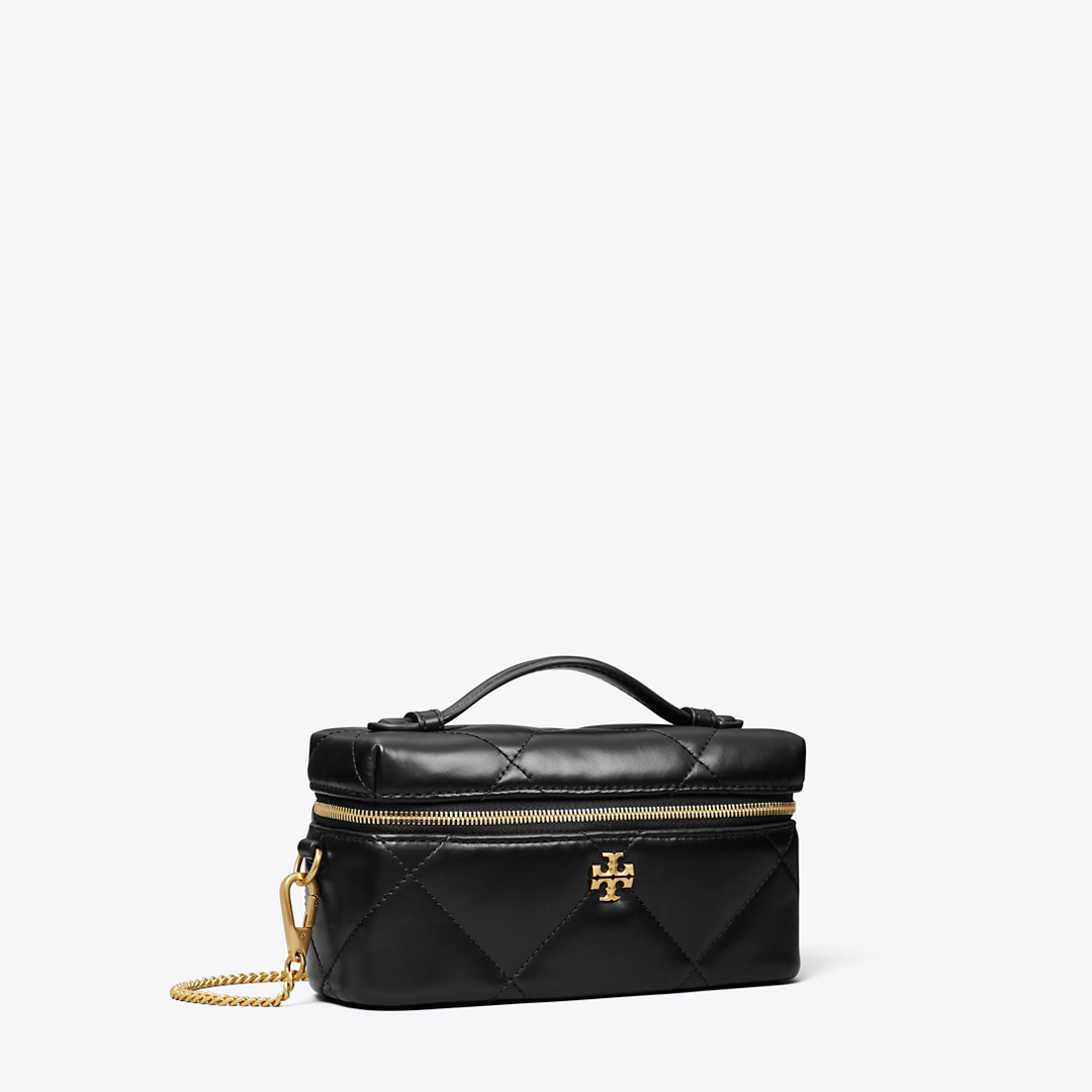 Kira Diamond Quilt East-West Vanity Case
