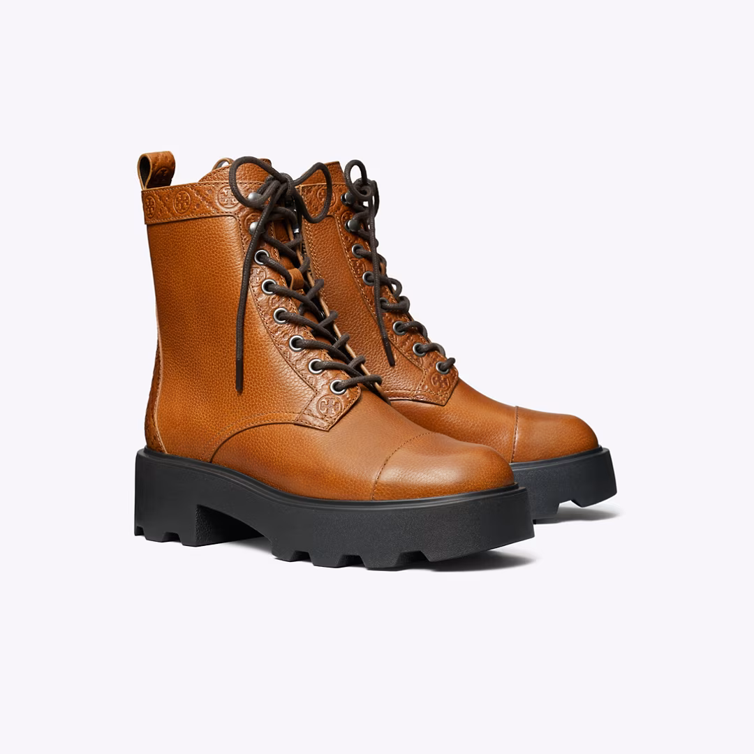 T Monogram Lug Boot
