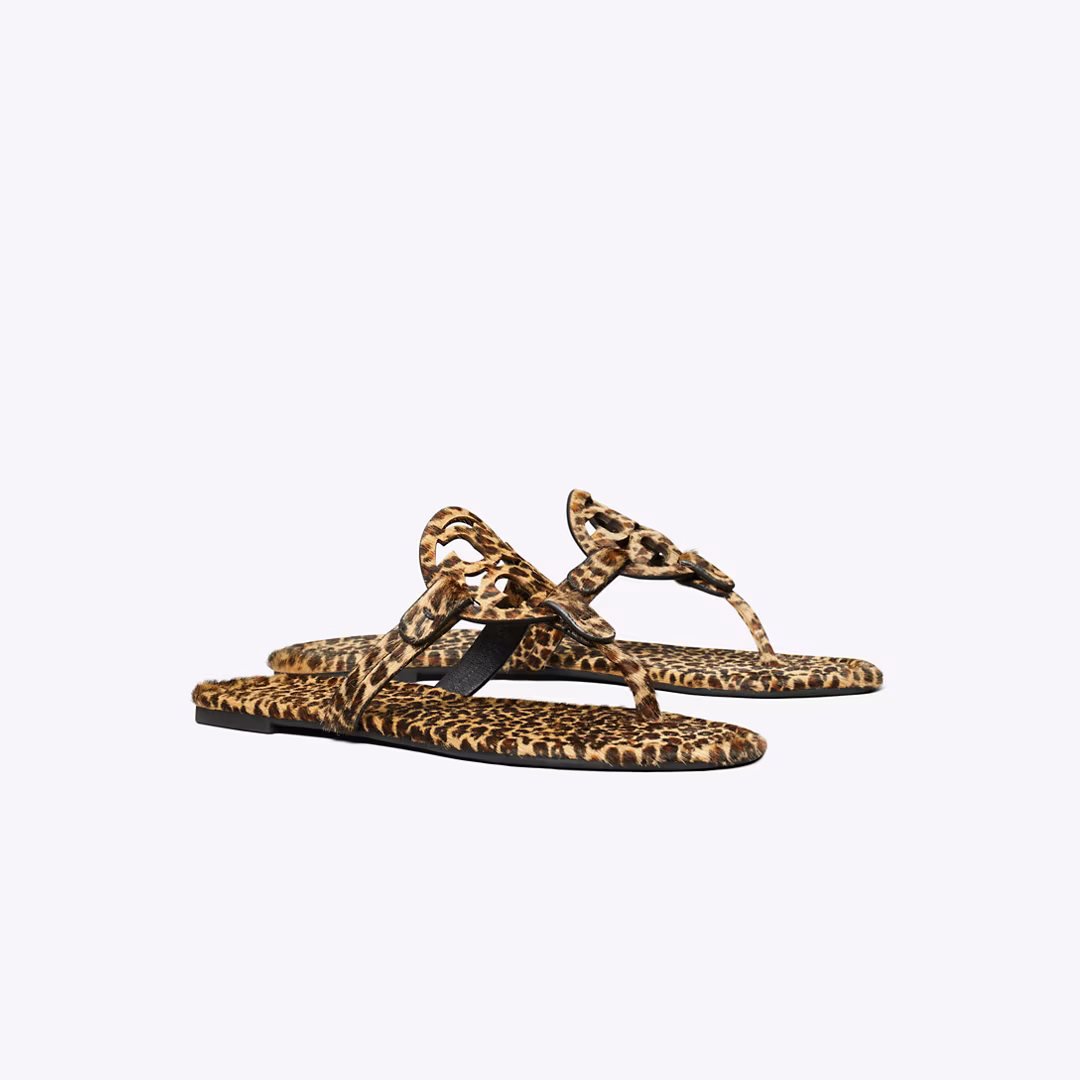 Miller Printed Calf Hair Sandal