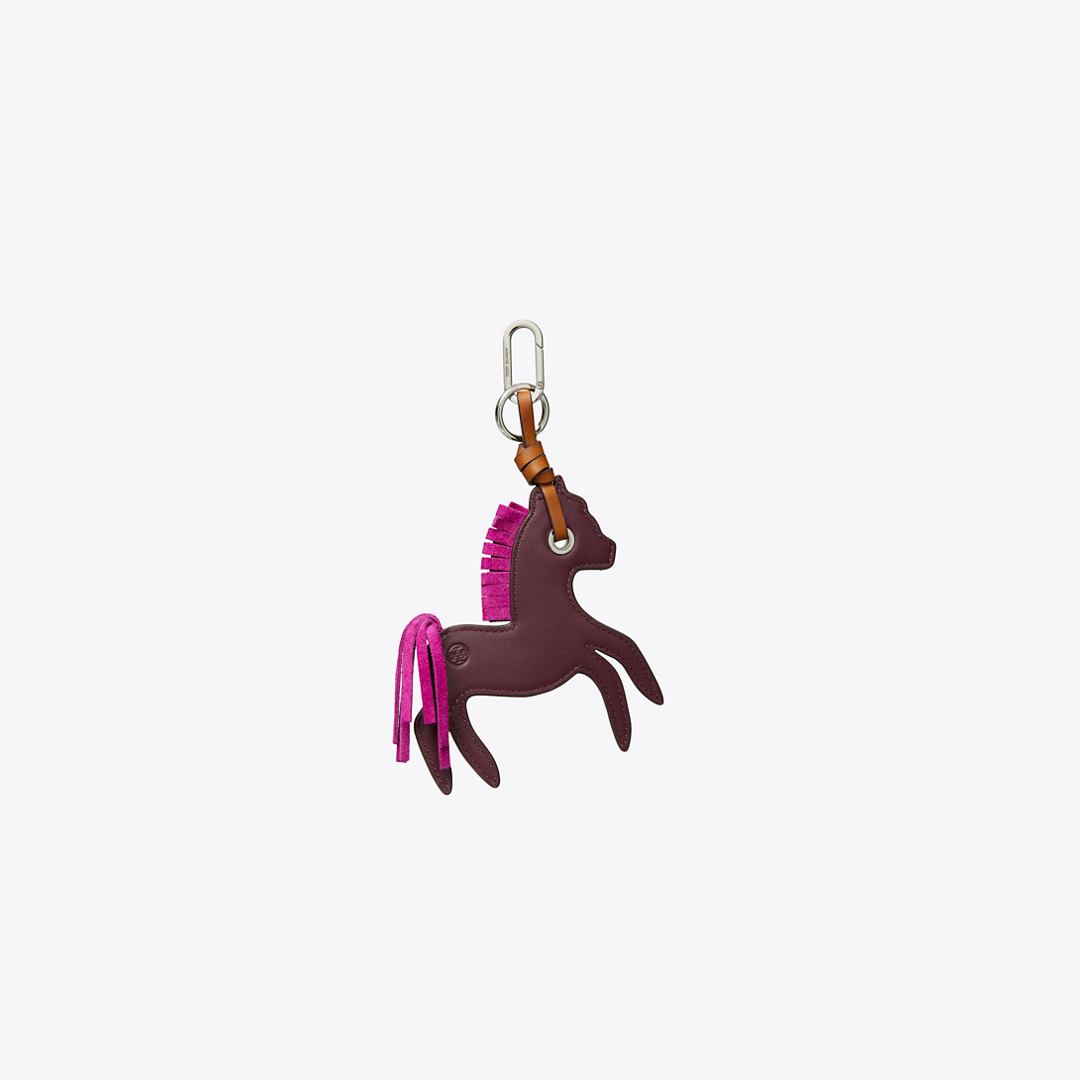 Leather Horse Bag Charm