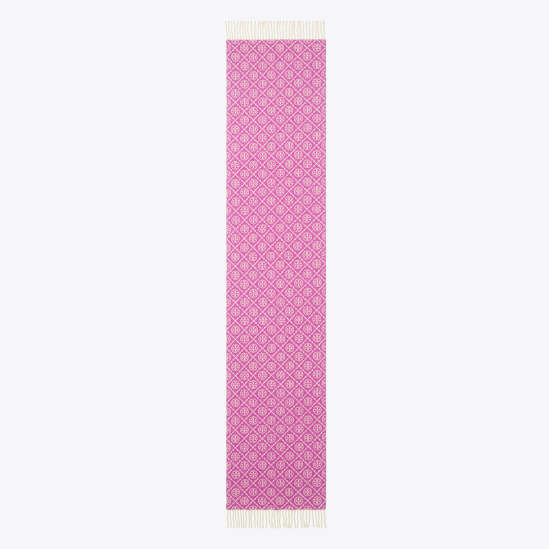 T Monogram Oblong Scarf
