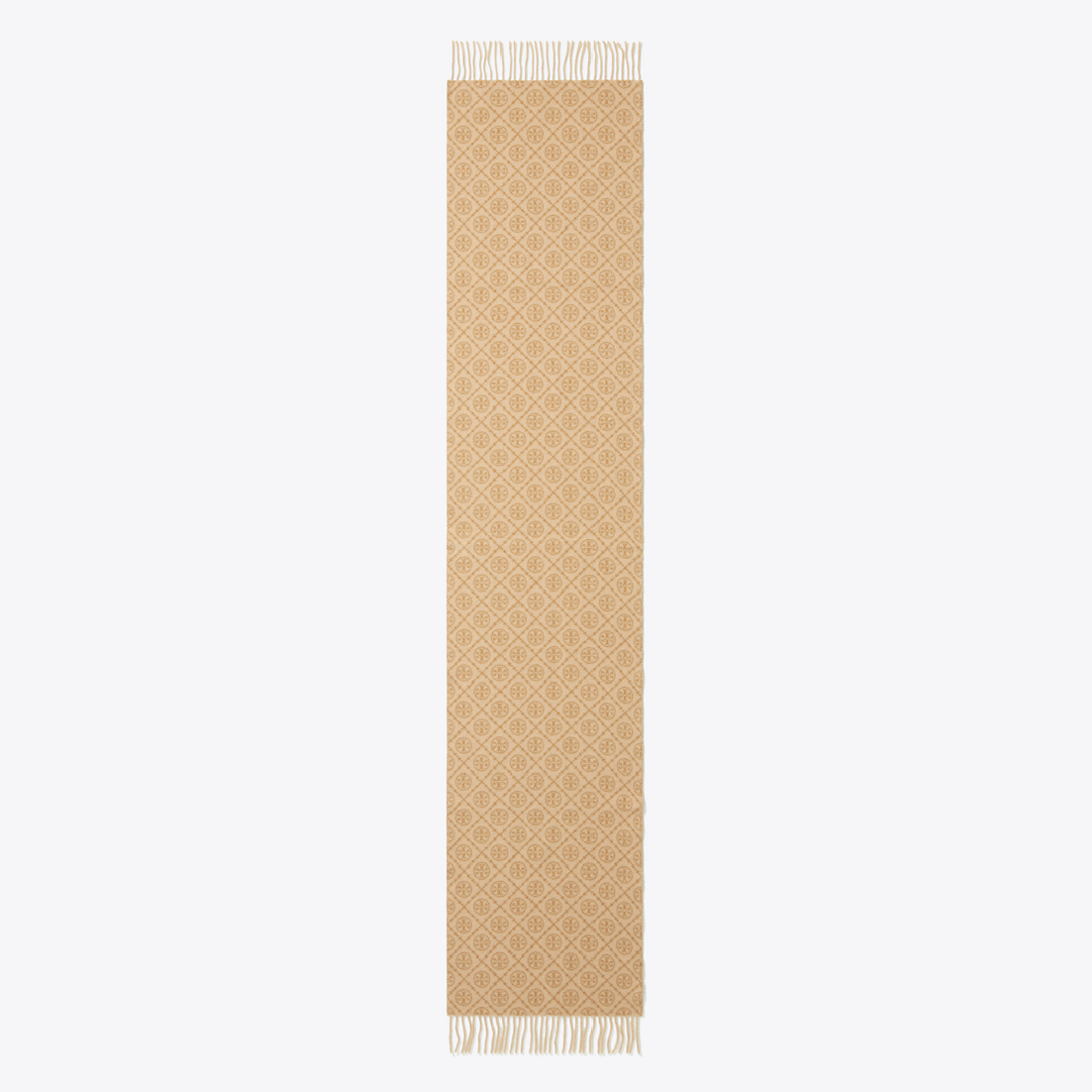 T Monogram Oblong Scarf