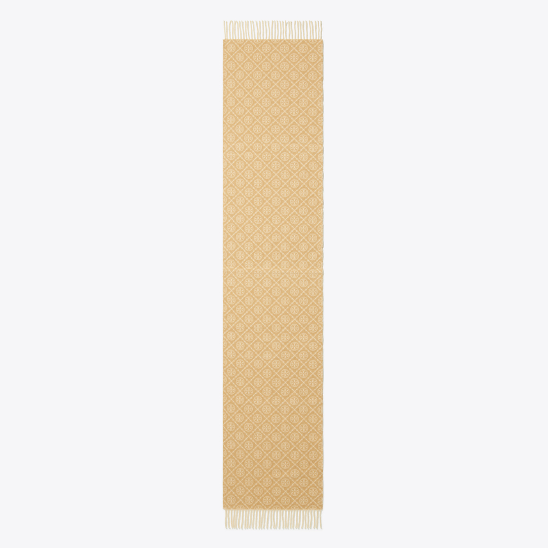 T Monogram Oblong Scarf
