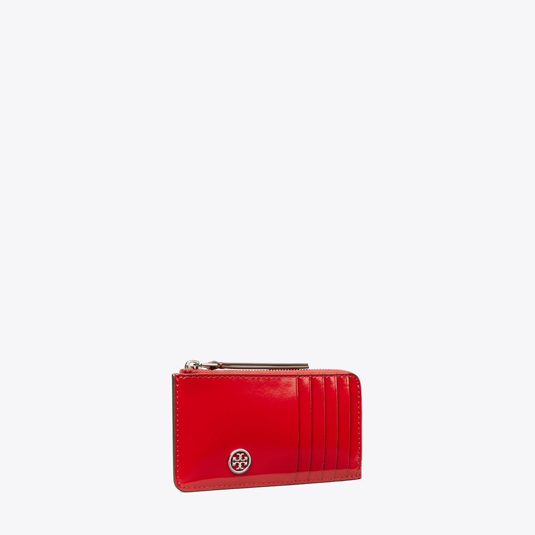 Robinson Spazzolato Zip Card Case