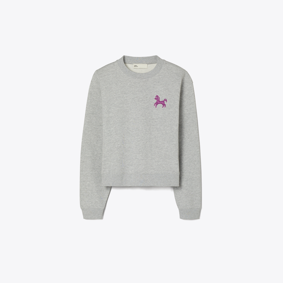 French Terry Pony Sweatshirt