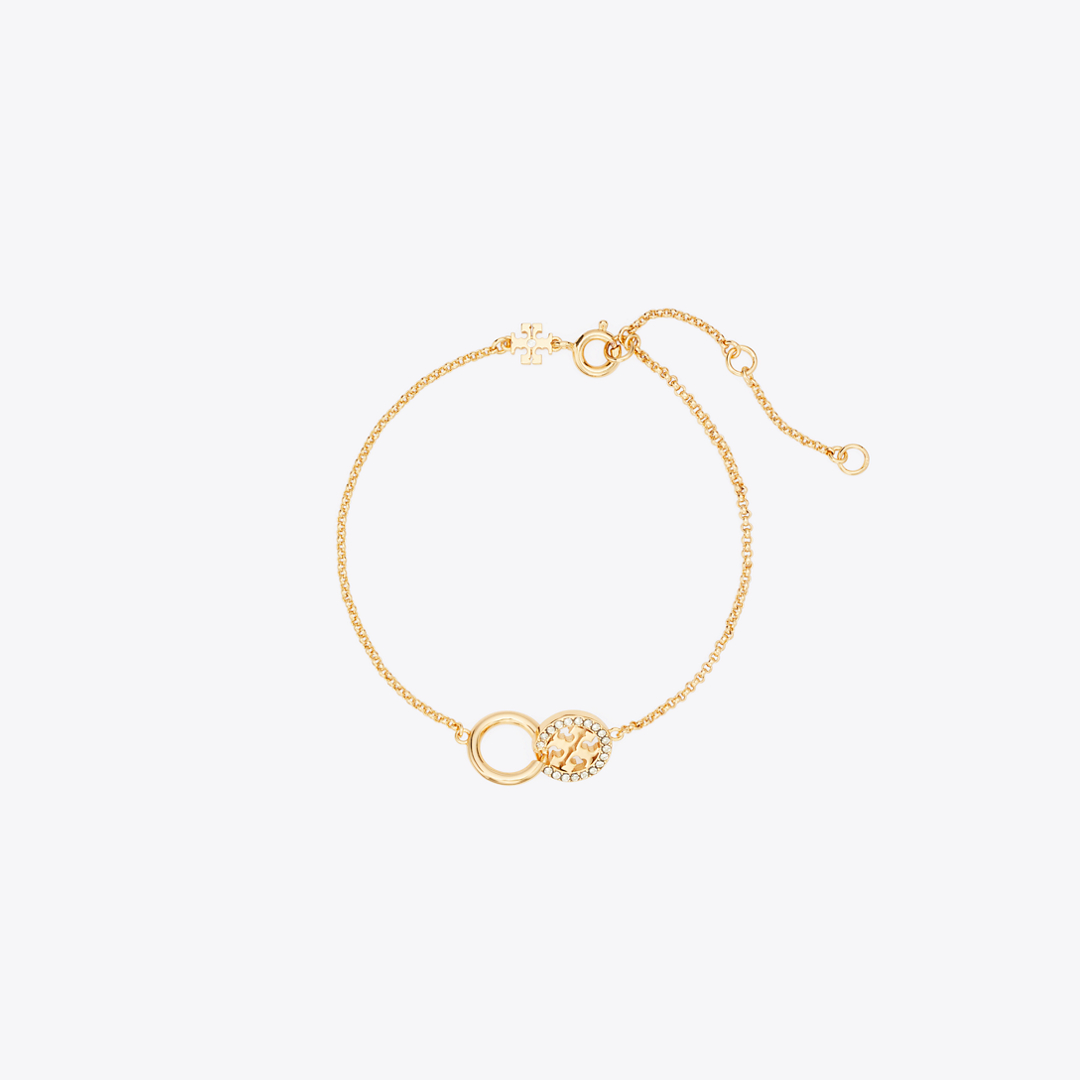 Icon Pavé Interlocking Chain Bracelet