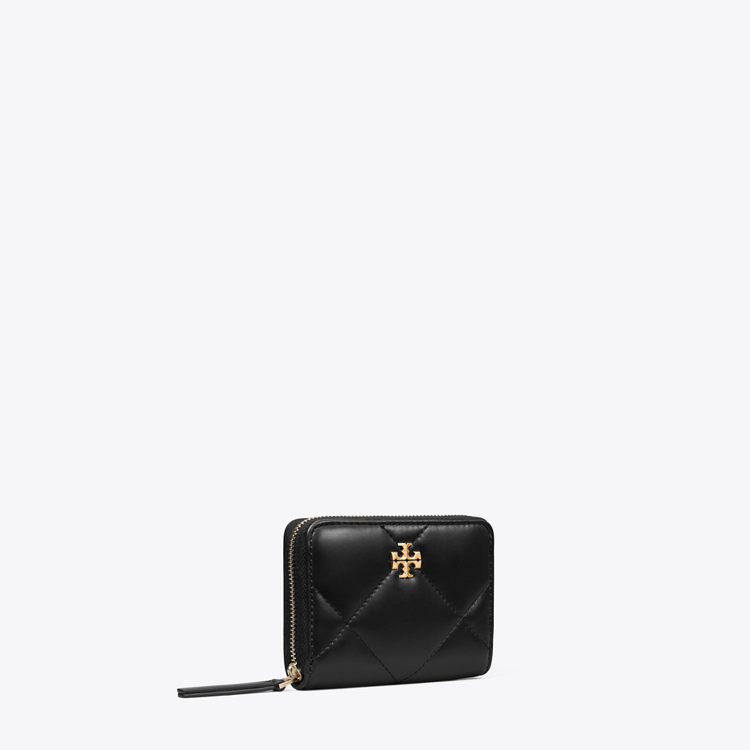 Small Kira Diamond Quilt Zip-Around Wallet