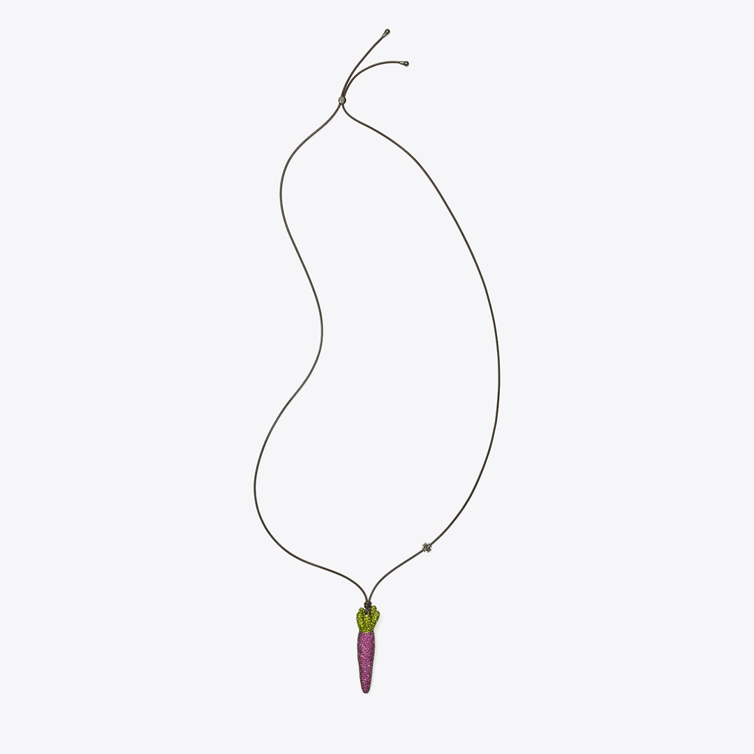 Curiosity Carrot Pendant by Tory Burch
