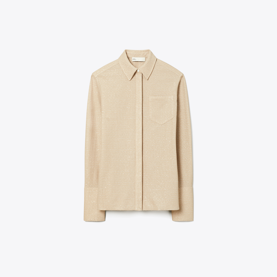 Jacquard Cuffed Top