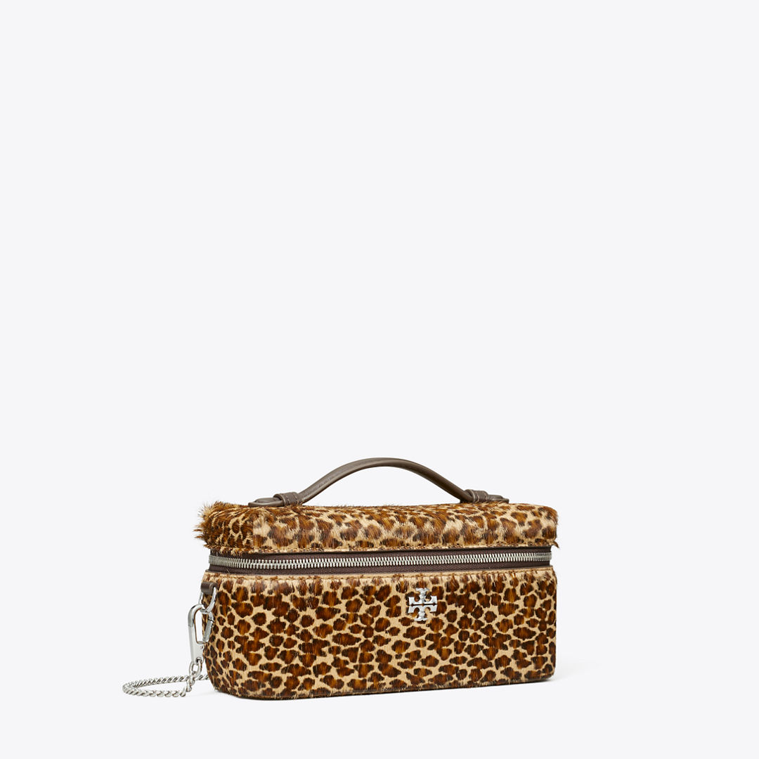 Kira Calf Hair Vanity Case