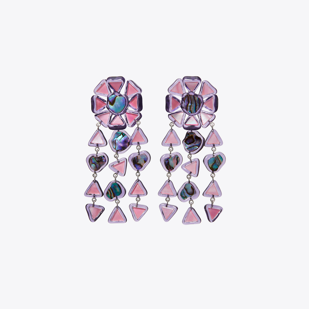 Curiosity Resin Chandelier Earrings