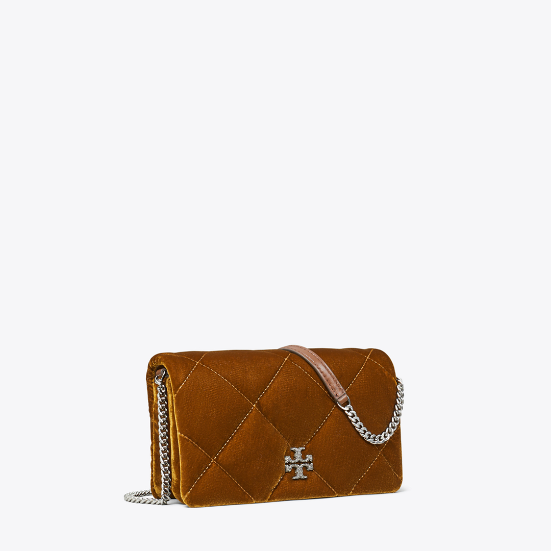 Kira Diamond Quilt Velvet Crossbody