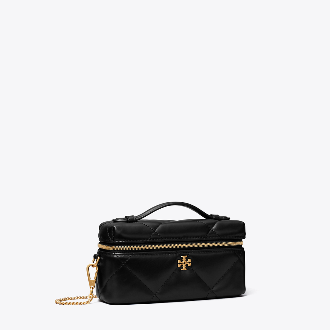 Kira Diamond Quilt Charm East-West Vanity Case