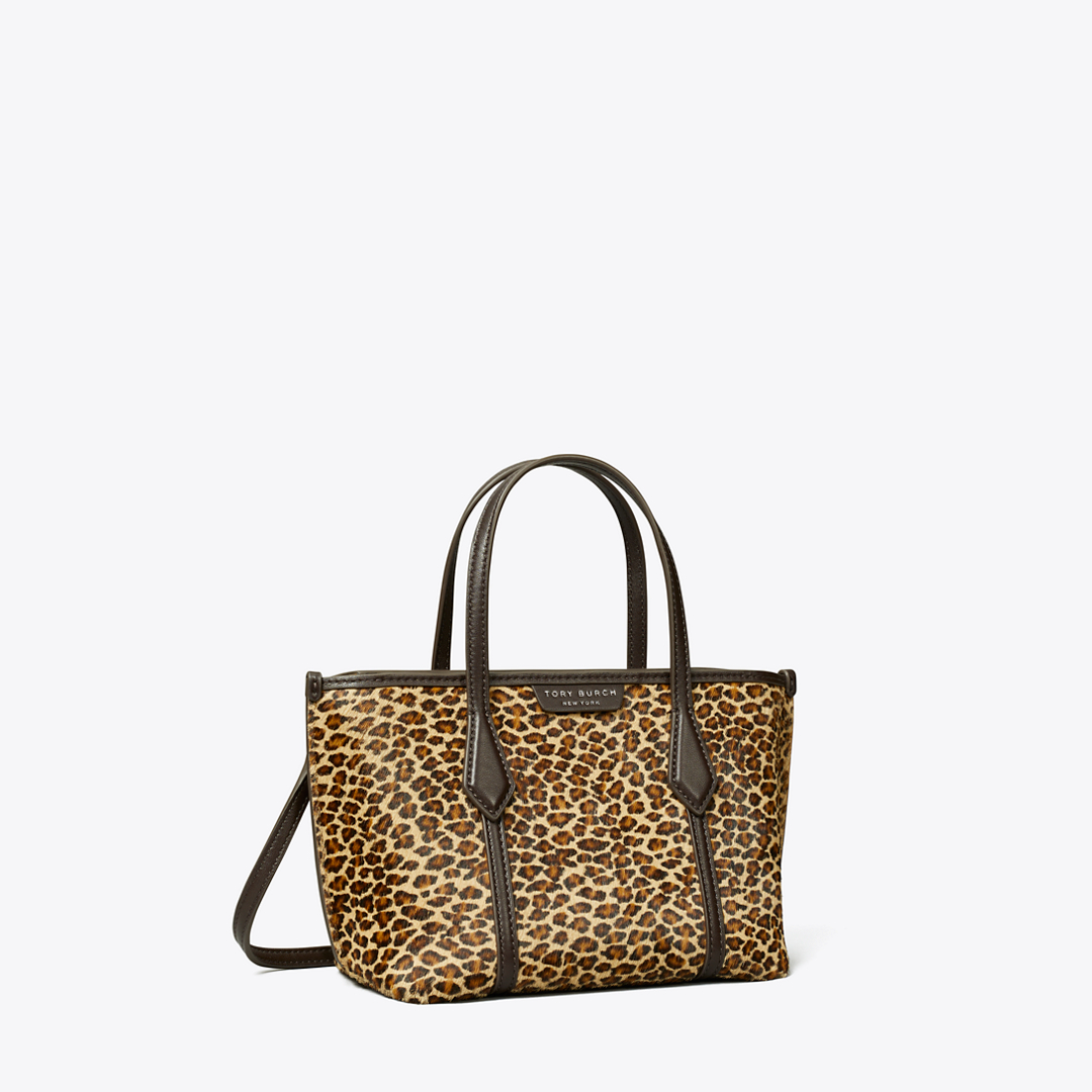 Perry Leopard Mini Tote by Tory Burch
