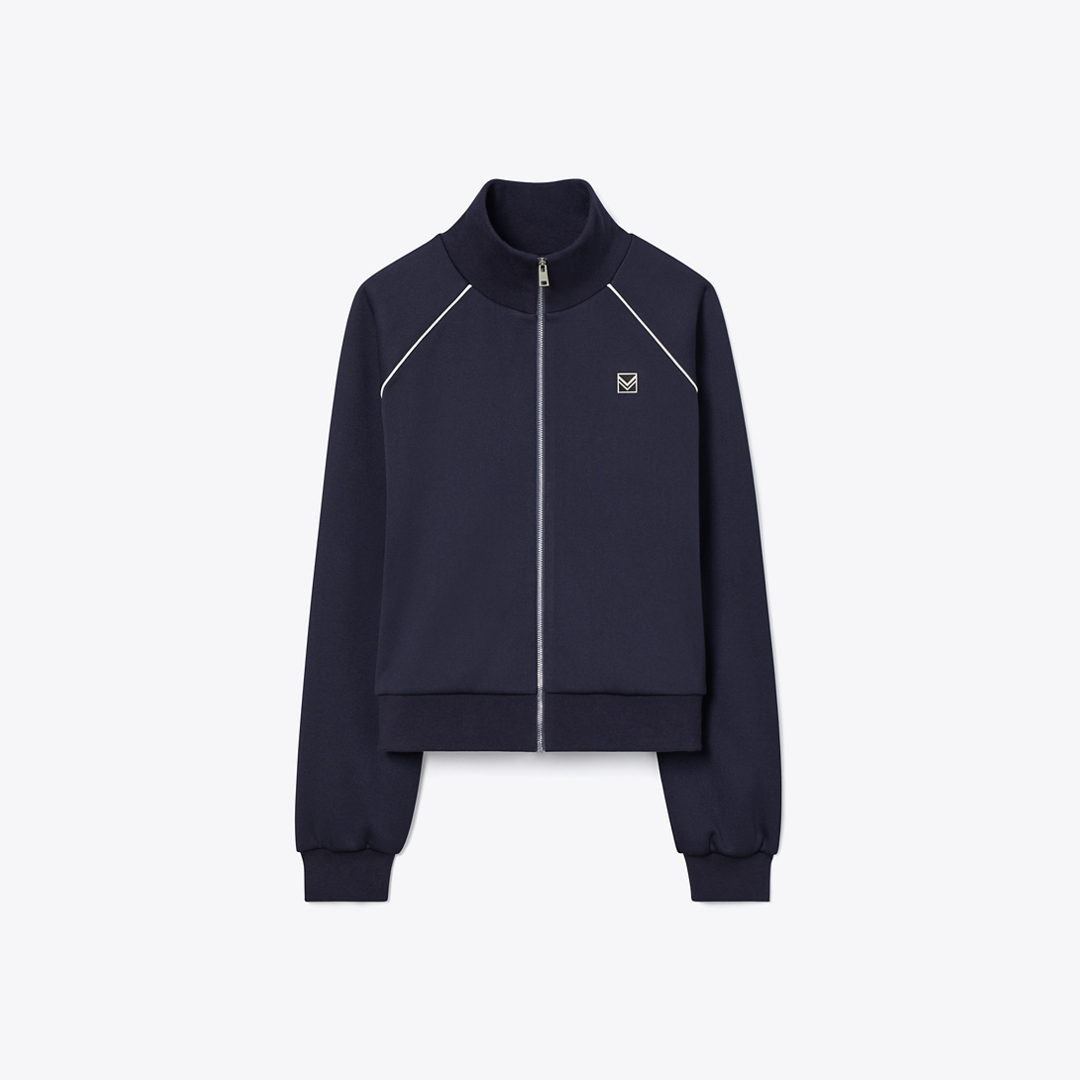 Jersey Track Jacket by Tory Burch