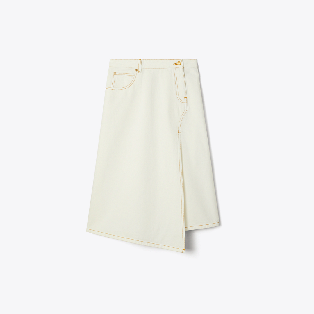 Cotton Denim Skirt